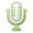 green, microphone 